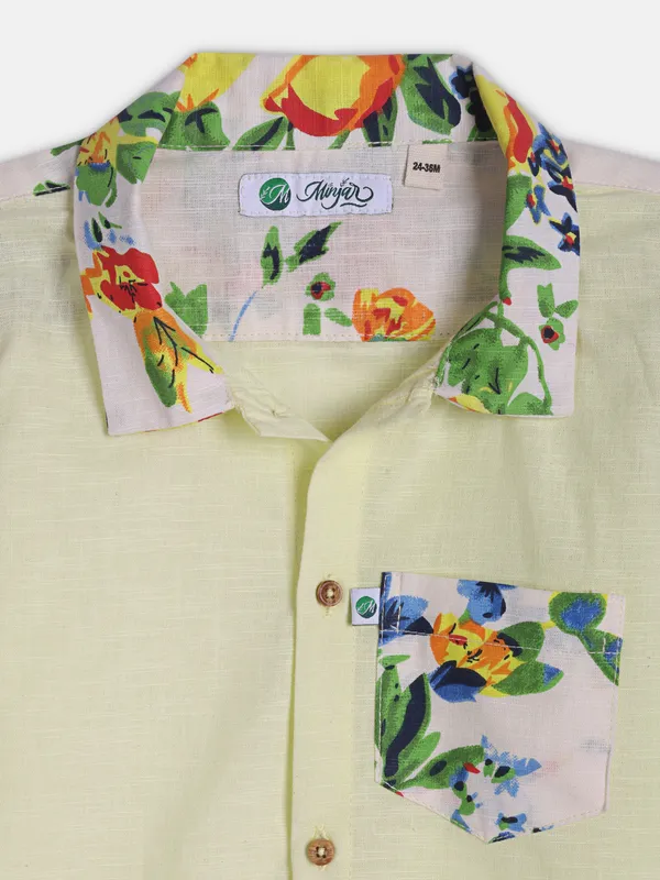 Minjar_Little_Citrus_Pop_Cotton_Shirt