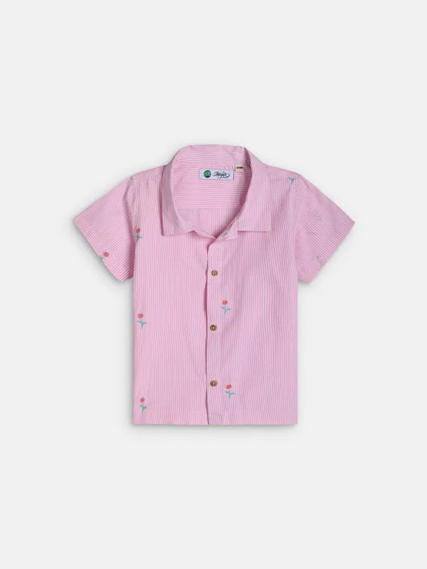 Minjar_Kids_Cotton_Shirt_for_Boys__(0–3_Years)_|_Soft,_Breathable_&_Comfortable_|_Half_Sleeve_Casual_Shirt
