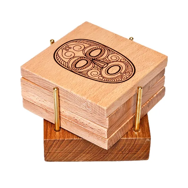 Brown_Non-Customizable_Wooden_Warli_Engraved_On_Coasters_(Set_Of_4)