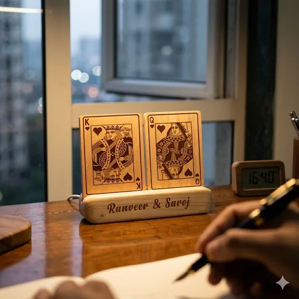 Brown_customizable_Couple_Name_Engraved_Poker_Themed_King_And_Queen_Wooden_Showpiece