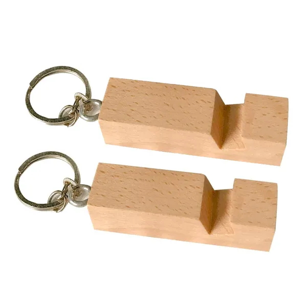 Brown_Non-Customizable_Wooden_Keychain_Mobile_Holder_(Set_Of_2)