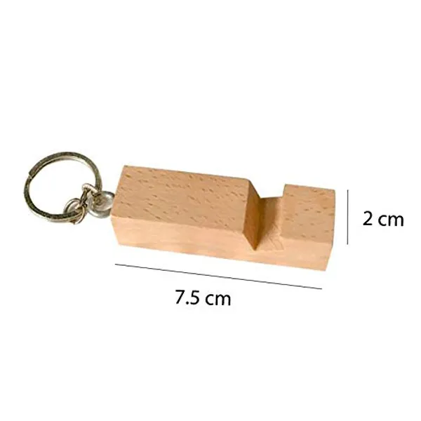 Brown_Non-Customizable_Wooden_Keychain_Mobile_Holder_(Set_Of_2)