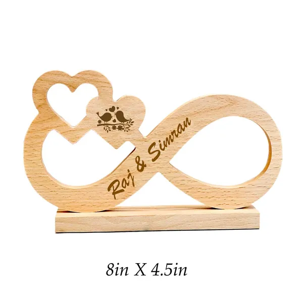Brown_CustomizableWooden_Infinity_Of_Love_Tabletop_Showpiece