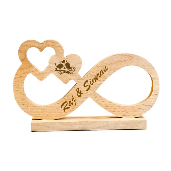 Brown_CustomizableWooden_Infinity_Of_Love_Tabletop_Showpiece