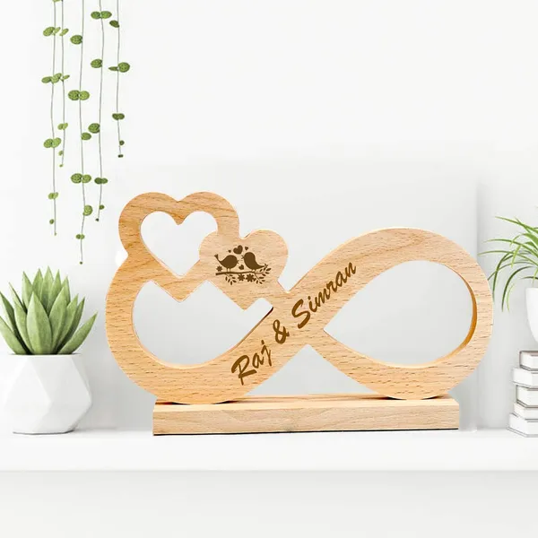 Brown_CustomizableWooden_Infinity_Of_Love_Tabletop_Showpiece