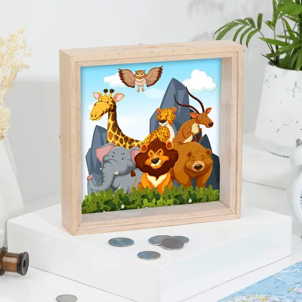 Multicolor_Non-Customizable_Wooden_Transparent_Money_Bank