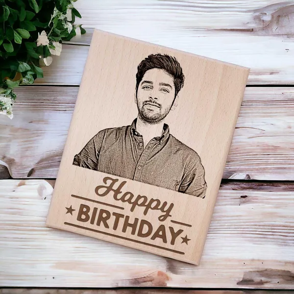 Brown_Engraved_Happy_Birthday_Wooden_Customizable_Photo_Frame_With_Custom_Text_(6_X_4_In)