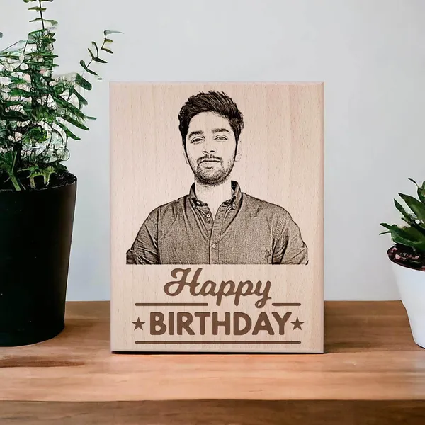 Brown_Engraved_Happy_Birthday_Wooden_Customizable_Photo_Frame_With_Custom_Text_(6_X_4_In)