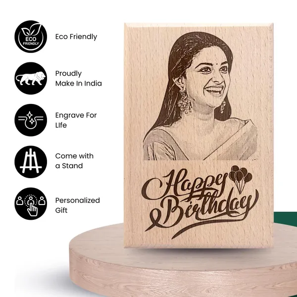 Brown_Engraved_Happy_Birthday_Wooden_Customizable_Photo_Frame_With_Custom_Text