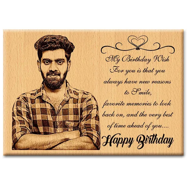 Brown_Engraved_Happy_Birthday_Wooden_Customizable_Photo_Frame_With_Custom_Text_(8X6_In)