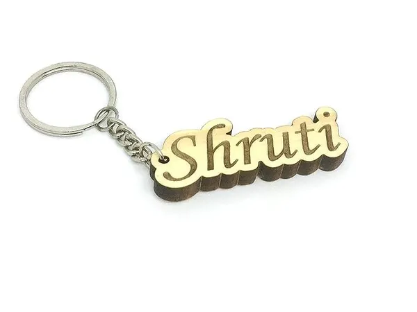 Brown_Customizable_Engraved_Name_Wooden_Keychain