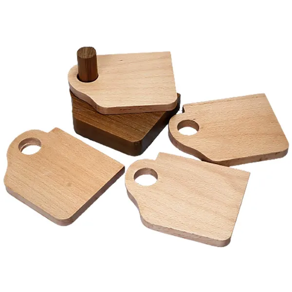 Brown_Non-Customizable_Pure_Wooden_Coaster_With_Coaster_Holder_Diy_(Set_Of_4_)