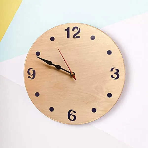 Brown_Non-Customizable_Pure_Wooden_Wall_Clock_(9_X_9_In)