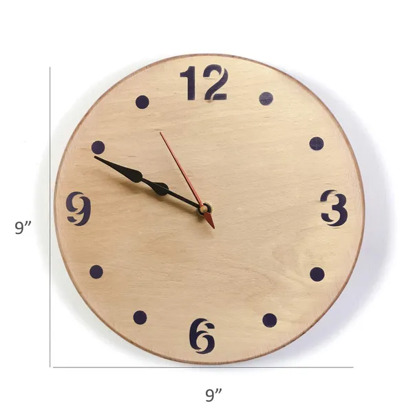 Brown_Non-Customizable_Pure_Wooden_Wall_Clock_(9_X_9_In)