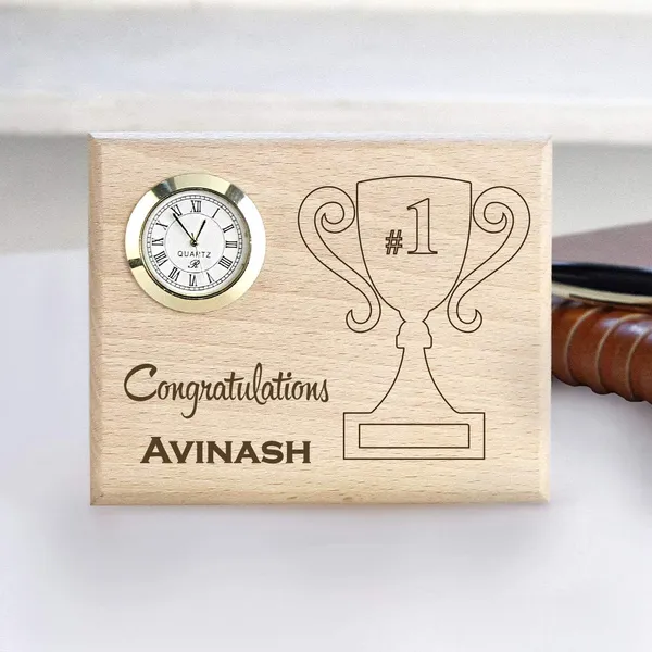 Brown_customizable__Name_Wooden_Table_Clock_With_Trophy_Design_Engraved