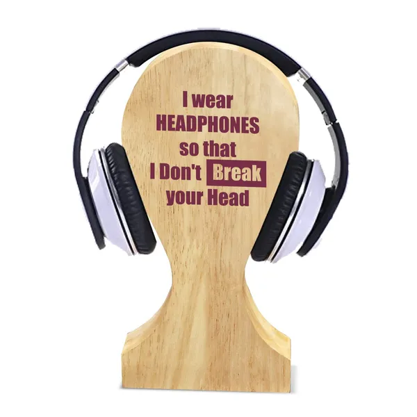 Brown_Non-Customizable_Wooden_Headphone_Holder_With_Quirky_Message