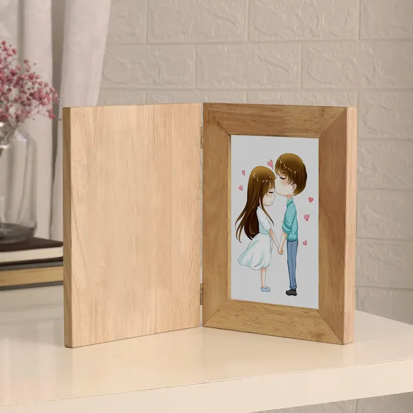 Brown_Customizable_Wooden_Folding_Photo_Frame