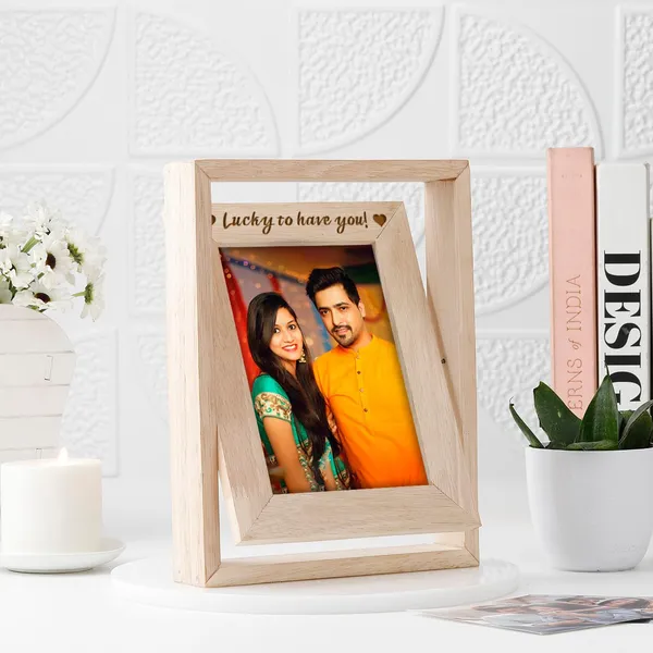 Customizable_Lucky_To_Have_You_Rotating_Frame_(4_X_6_In)
