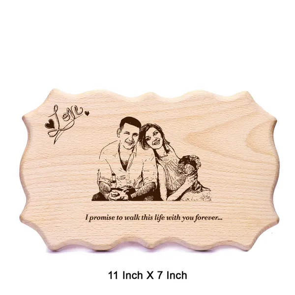Brown_customizable_Engraved_Wooden_Photo_Frame,_With_Wave_Design_(11X7_In)