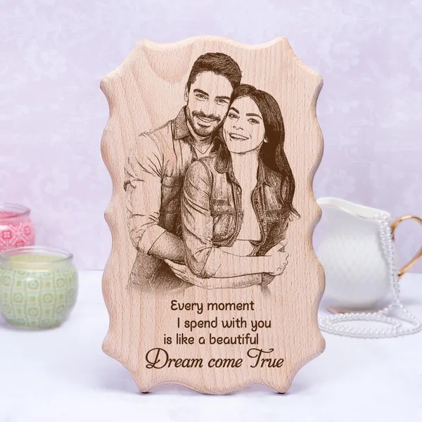 Brown_Customizable_Engraved_Wooden_Photo_Frame_With_Wave_Design,_Custom_Tabletop_Keepsake_(11X7_In)