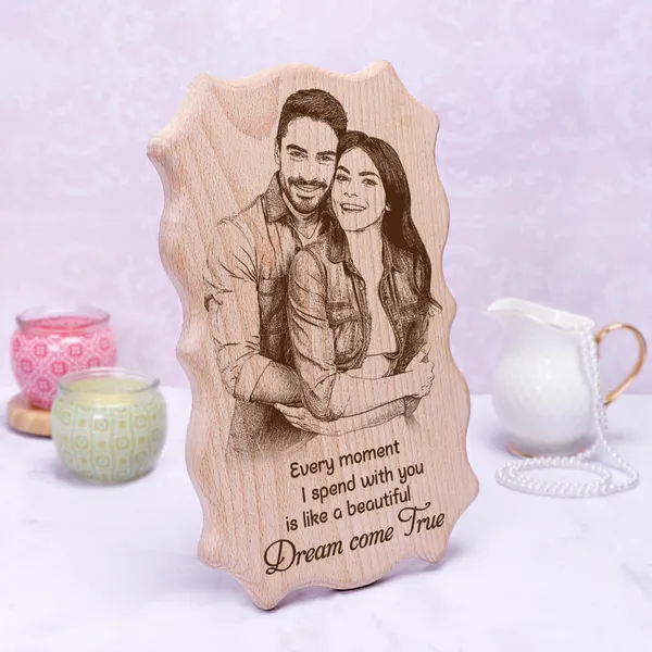 Brown_Customizable_Engraved_Wooden_Photo_Frame_With_Wave_Design,_Custom_Tabletop_Keepsake_(11X7_In)