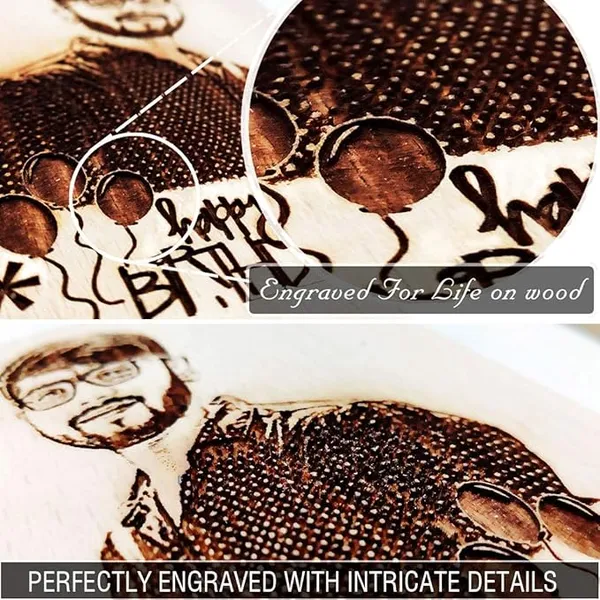 Brown_Engraved_Happy_Birthday_Wooden_Customizable_Photo_Frame_With_Custom_Text(12_X_9_In)