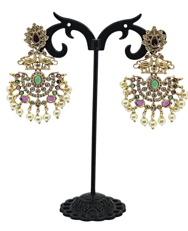Royal_Peacock_Elephant_Chandbali_with_Pearl_Drops