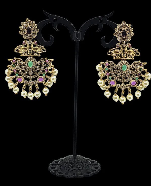 Royal_Peacock_Elephant_Chandbali_with_Pearl_Drops