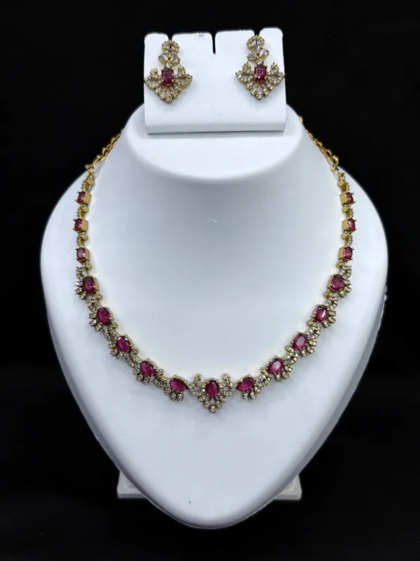 Royal_Ruby_Spark_Necklace_with_Earring_Set_For_Women