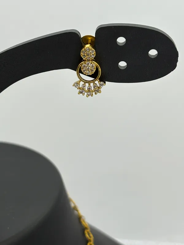 Temple-Inspired_Gold-Plated_Necklace_Set_with_White_Stones