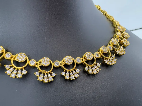 Temple-Inspired_Gold-Plated_Necklace_Set_with_White_Stones