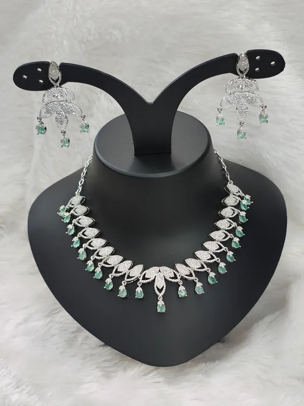 Mint_American_Diamond_Stone_Necklace_with_Earring_Set_For_Women
