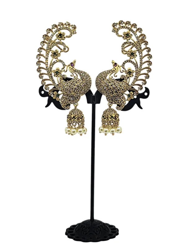 Royal_Peacock_Matte_Polish_Earrings
