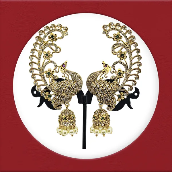 Royal_Peacock_Matte_Polish_Earrings