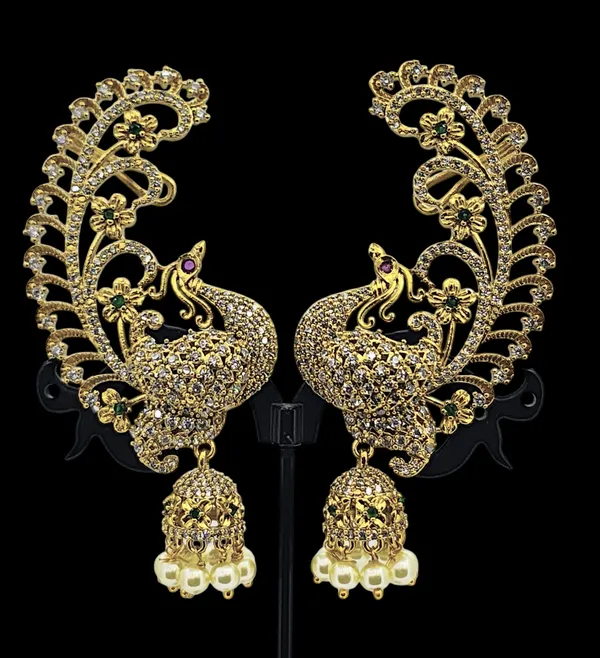 Royal_Peacock_Matte_Polish_Earrings