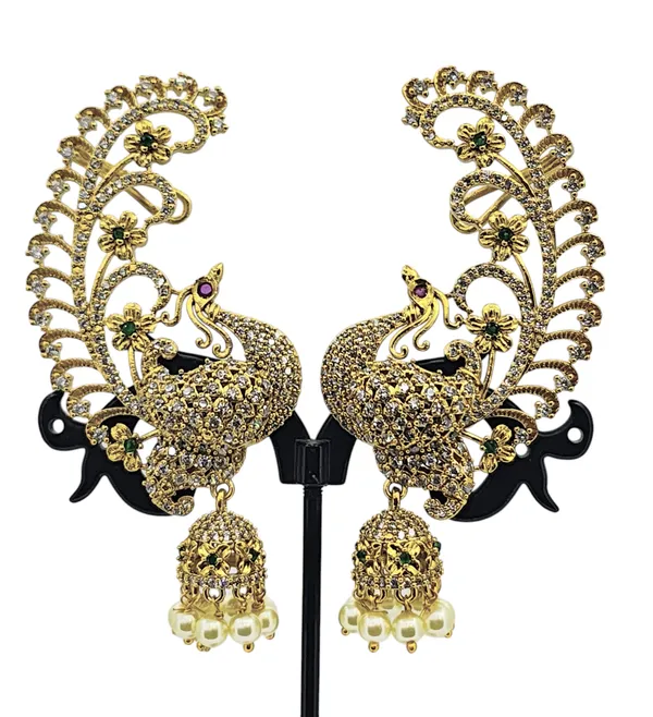 Royal_Peacock_Matte_Polish_Earrings
