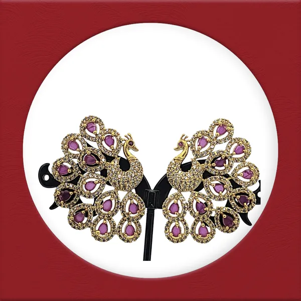 Royal_Ruby_Peacock_Earrings