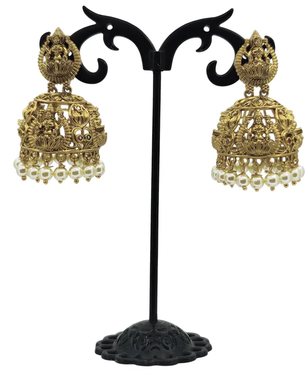 Antique_Temple_Goddess_Jhumka_Earrings