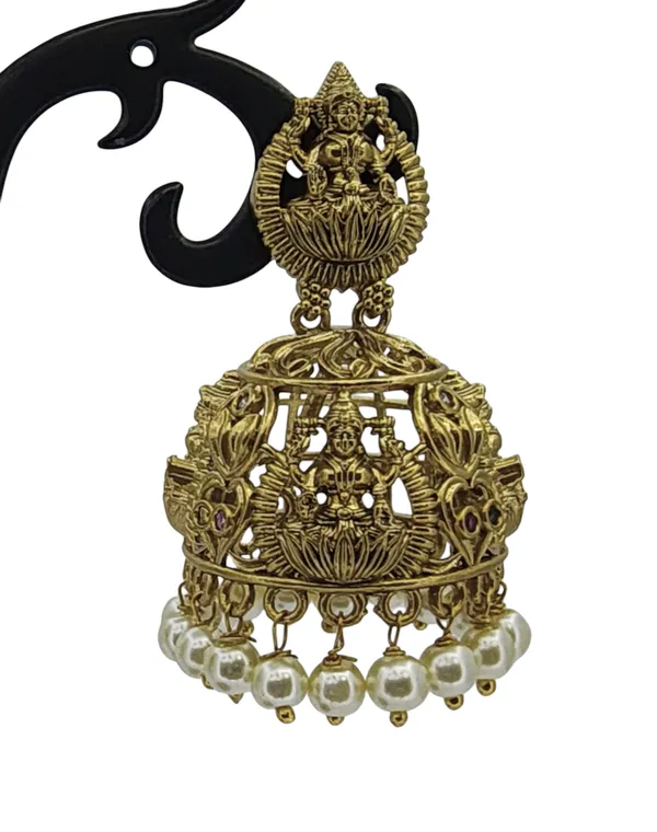 Antique_Temple_Goddess_Jhumka_Earrings