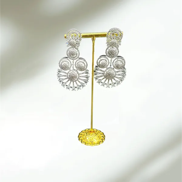 Silver_Tone_American_Diamond_Stone_Earring_Set_For_Women