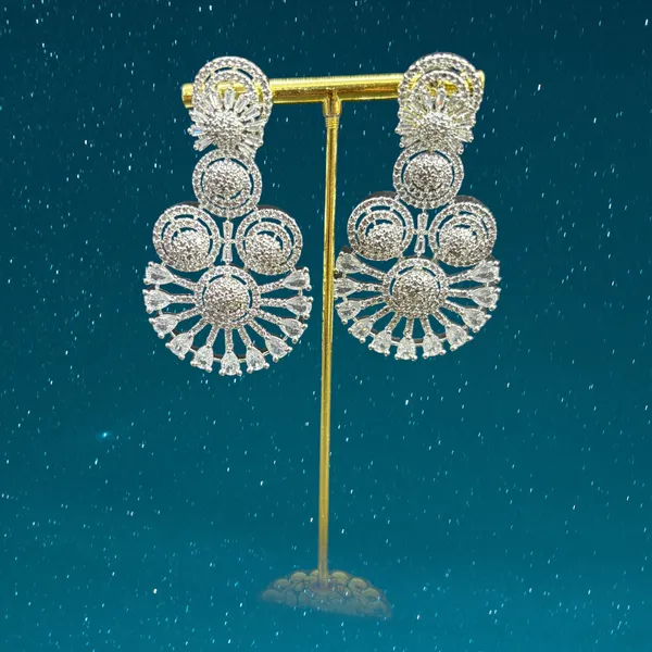 Silver_Tone_American_Diamond_Stone_Earring_Set_For_Women