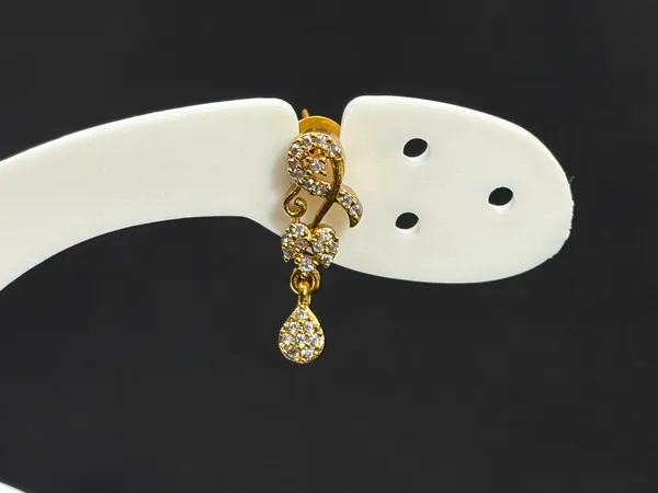 Matt_Gold_Elegant_Crystal_Vine_Necklace_Set_For_Women