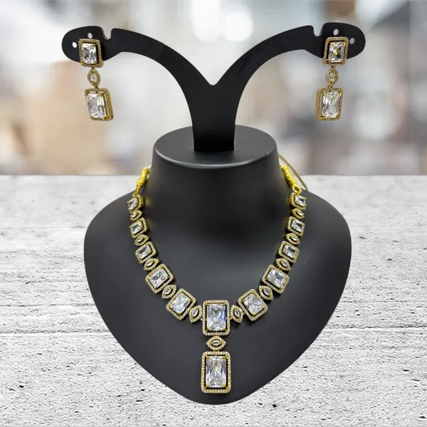 Clear_American_Diamond_Stone_Necklace_with_Earring_Set_For_Women