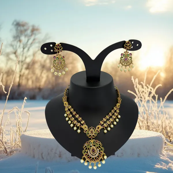 Antique_Gold_Plated_AD_Necklace_Set_with_Green_and_Ruby_Stones