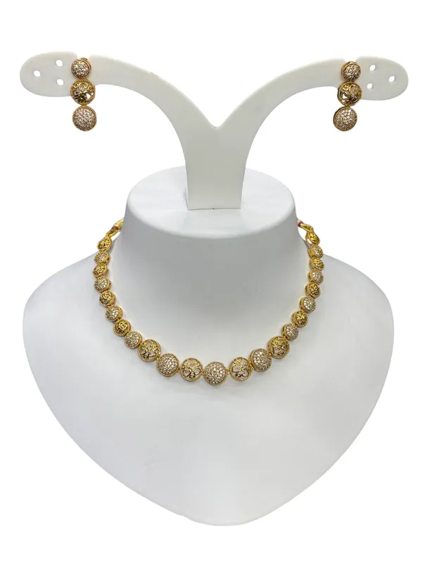 Matt_Gold_American_Diamond_Ad_Stone_Necklace_with_Earring_Set_For_Women