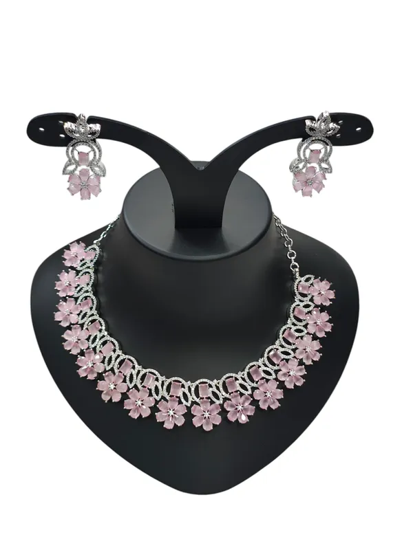 Pink_American_Diamond_Stone_Necklace_with_Earring_Set_For_Women