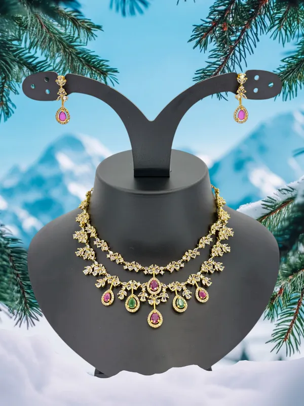 Emerald_Bloom_Leaf_Necklace_Set