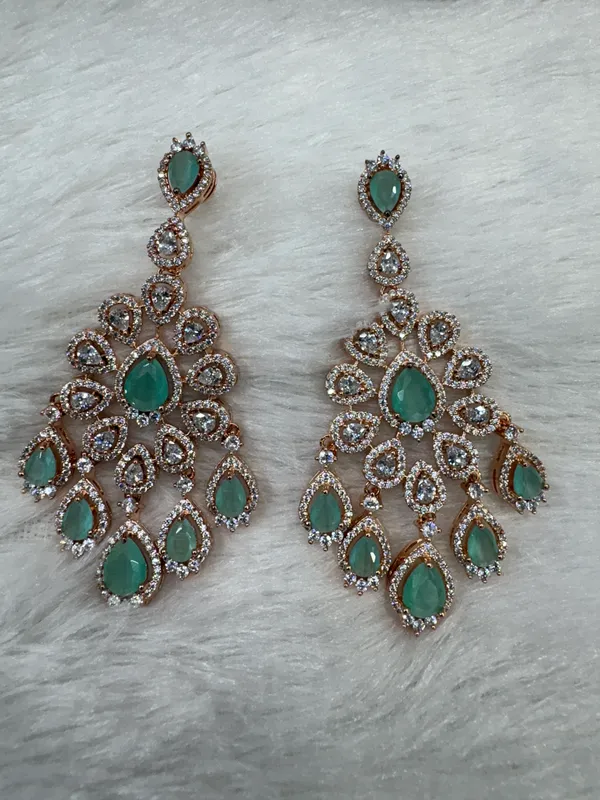 Mint_American_Diamond_Stone_Earring_Set_For_Women