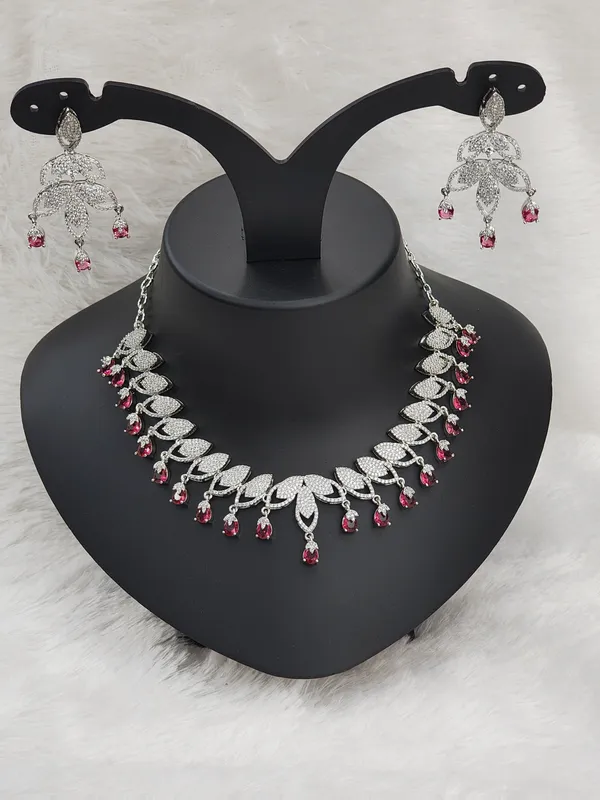 Onion_Pink_American_Diamond_Stone_Necklace_with_Earring_Set_For_Women
