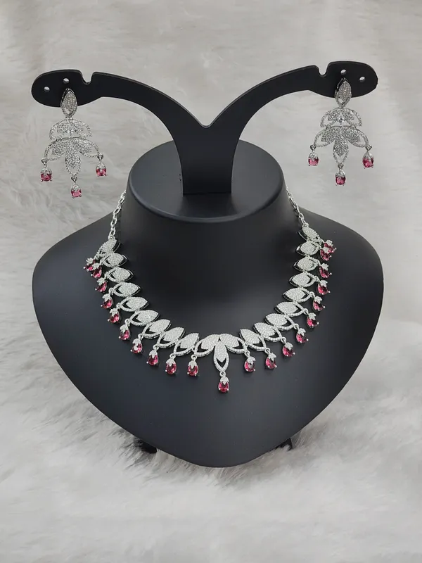 Onion_Pink_American_Diamond_Stone_Necklace_with_Earring_Set_For_Women